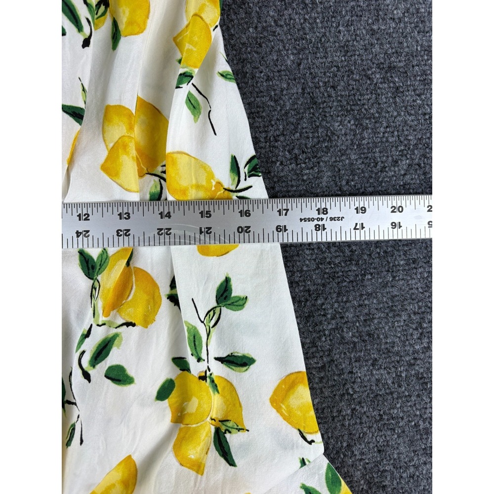 Kate Spade Lemon Halter Open Back Maxi Dress Beach Cover Up XS READ - Picture 5 of 8